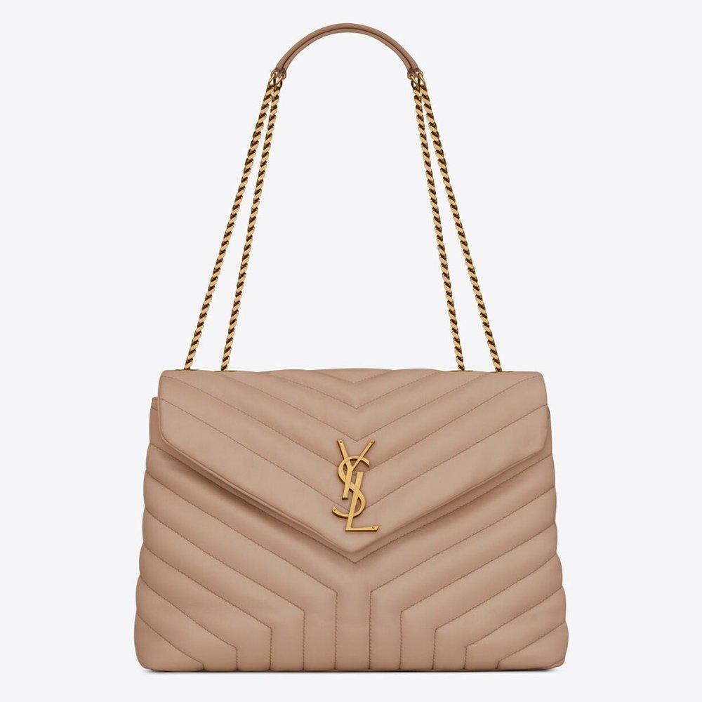 LOULOU MEDIUM BAG IN MATELASSÉ "Y" LEATHER